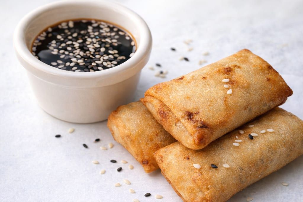 Arrolladitos Primavera con Salsa de Soja